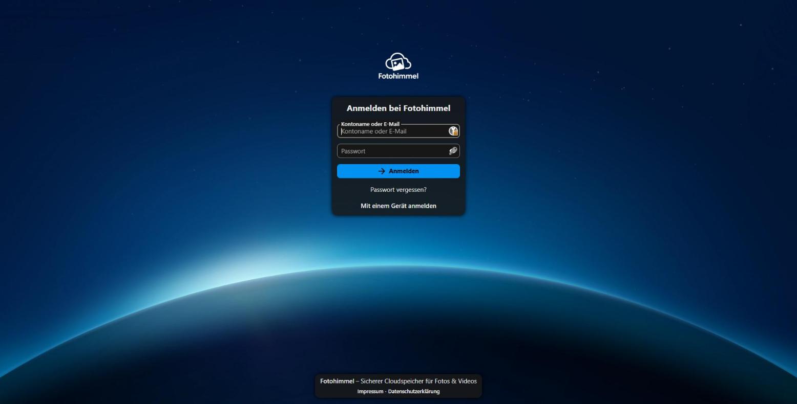 Screenshot von fotohimmel.de